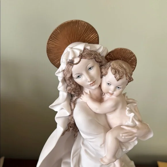 Graceful White and Brown Decorative Accent Figurine - Picture 5 of 6